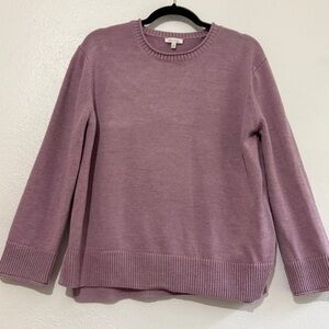 Ella Moss Lavender Crew Neck Sweater. Sz M.